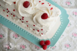 Малиново руло - отгоре